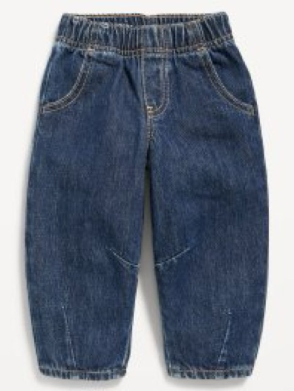Old Navy Toddler Girl Barrel Jeans size 4T Dark Wash
